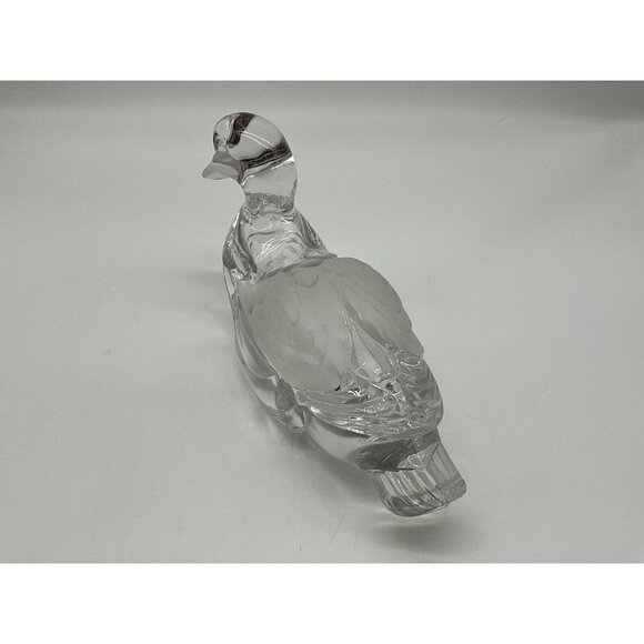 Hand Cut Led Crystal Duck Covered Dish, Made in West Germany Crystal Clear Ind. - Picture 9 of 16